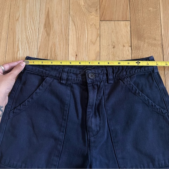 LACAUSA Arlo Trousers Straight Leg Cropped French Blue Size 4 Orig $155 - Picture 4 of 9